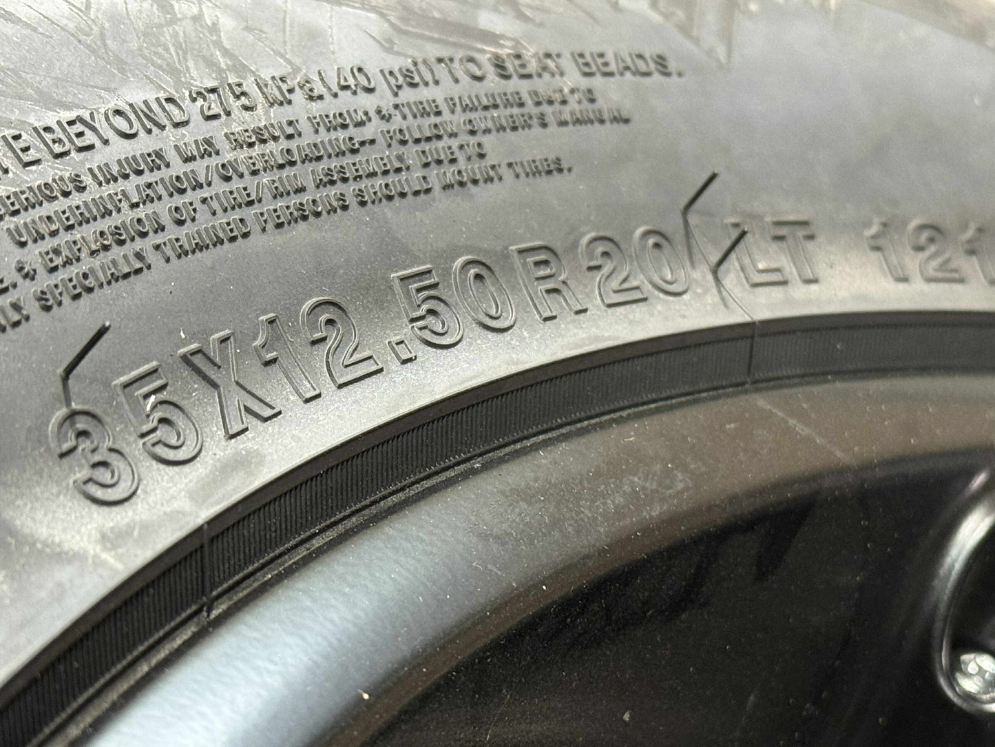 FORD SUPER DUTY FUEL WHEEL AND TYRE PACKAGE 20" 35 A/T