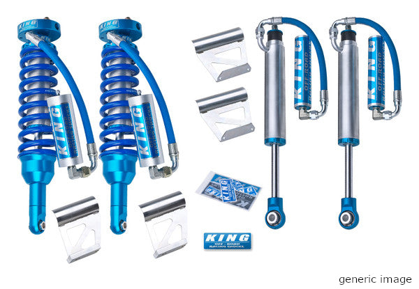 KING SHOCKS FRONT AND REAR COIL-OVER CON - F250/350 17-24 - Suits 4" Lift