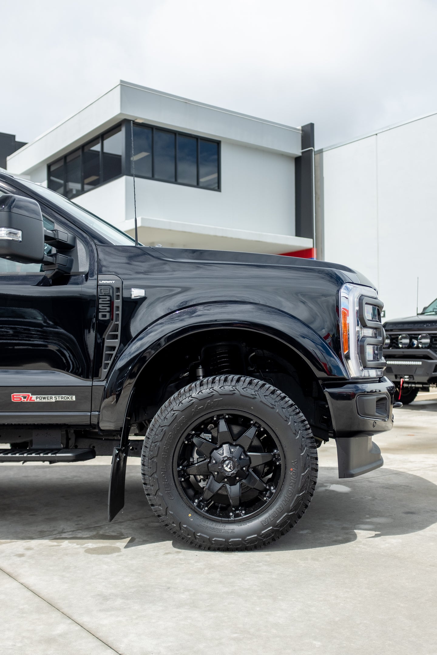 2023 Ford F250 Lariat in Agate Black 'OUTLAW PACKAGE' (STOCK #5017)