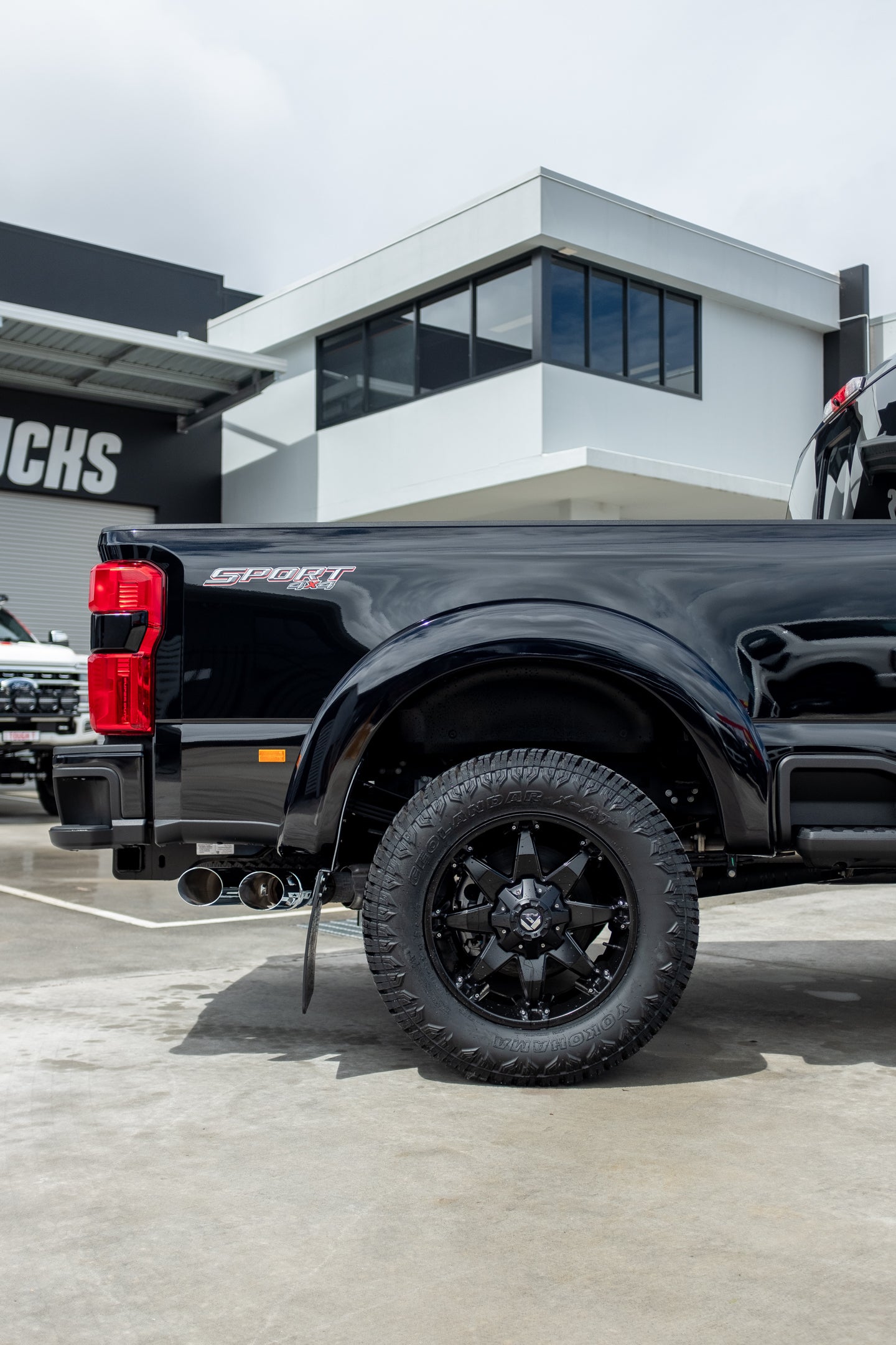 2023 Ford F250 Lariat in Agate Black 'OUTLAW PACKAGE' (STOCK #5017)