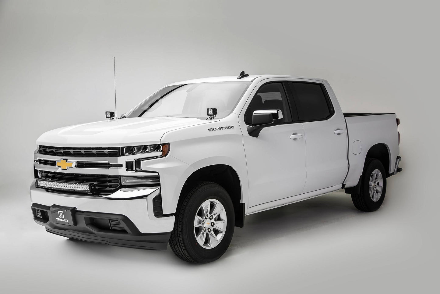 ZRoadz Front Bumper Top LED Bracket. Suits 30 Inch Curved LED Light Bar (not included) (Chevrolet Silverado 1500 2019-2022) Z322282