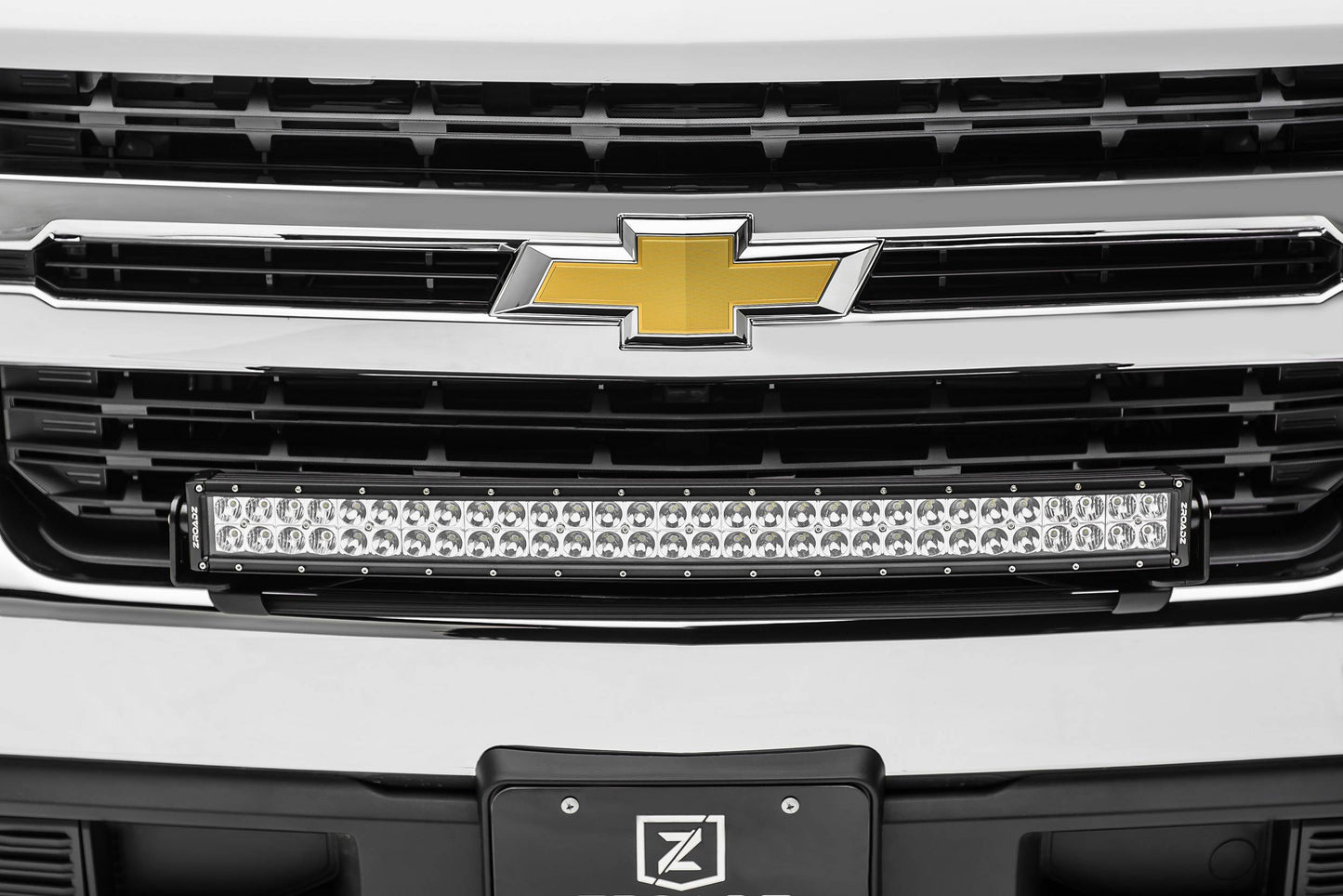 ZRoadz Front Bumper Top LED Bracket. Suits 30 Inch Curved LED Light Bar (not included) (Chevrolet Silverado 1500 2019-2022) Z322282