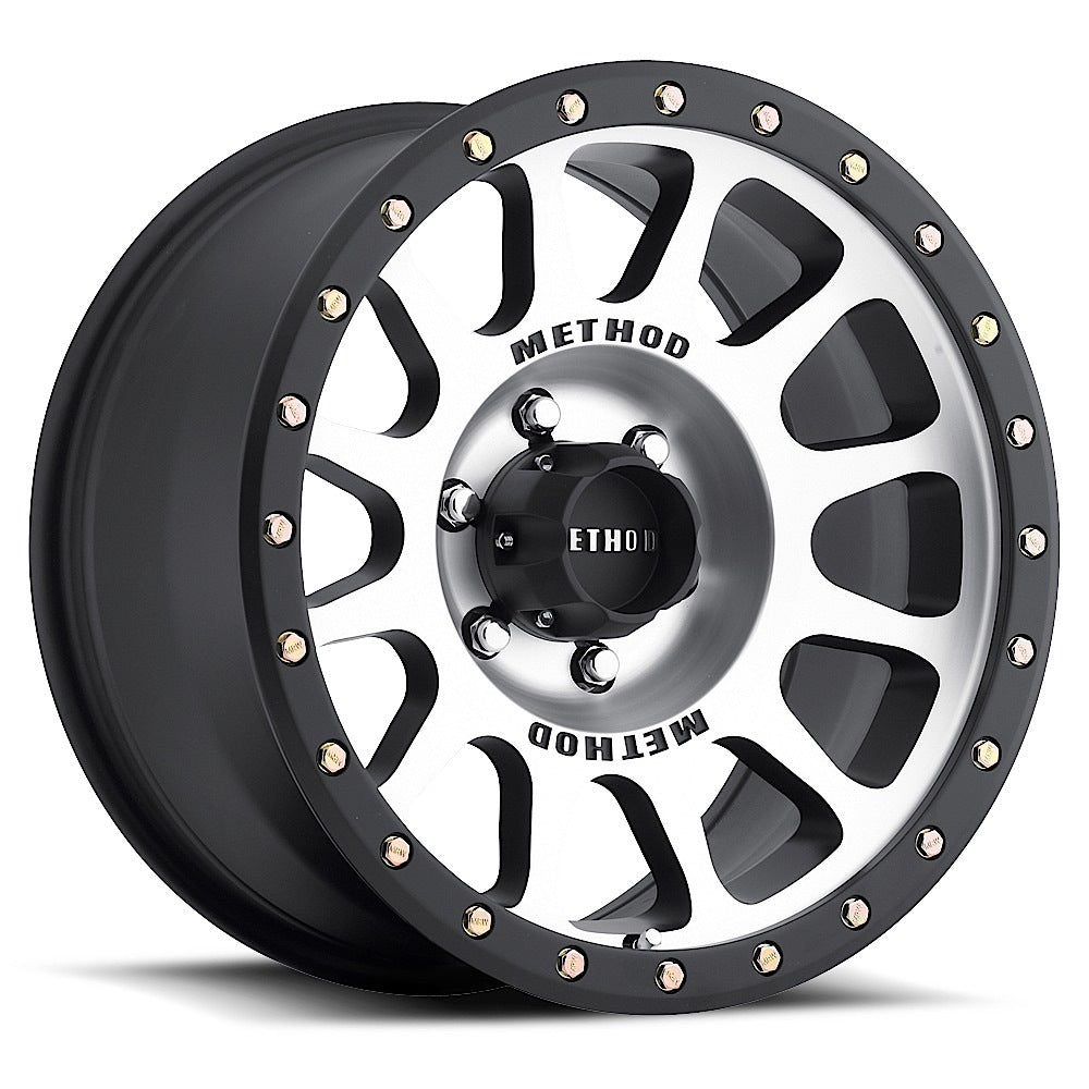 MR305 NV 18x9 6x139.7 18 MACHINED - MATTE BLACK LIP
