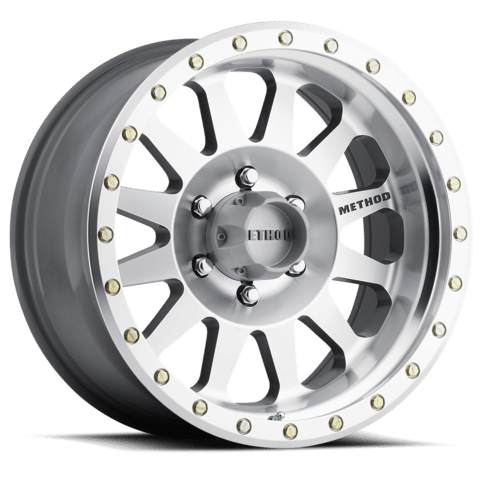 MR304 Double Standard 17x8.5 6x139.7 0 MACHINED - CLEAR COAT