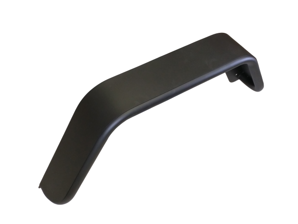 Warrior Products 2007 - 2018 Jeep Wrangler JK/JKU 6-1/2" Wide Rear Tube Fender Flares (Black Powder Coated Steel)