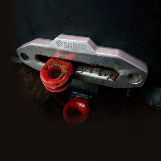 6061 Aluminium Spliced Winch Thimble - Cerakote Black