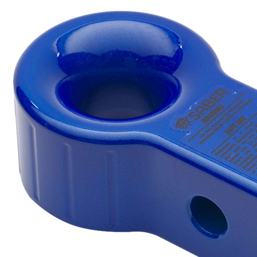 7075 Aluminium Rope Friendly Recovery Hitch - Blue Prismatic