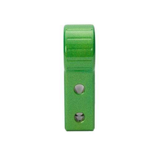 7075 Aluminium Rope Friendly Recovery Hitch - Green Prismatic
