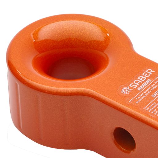 7075 Aluminium Rope Friendly Recovery Hitch - Orange Prismatic