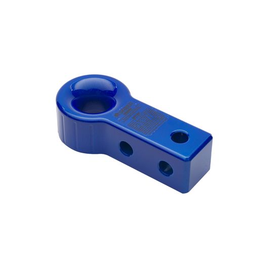 7075 Aluminium Rope Friendly Recovery Hitch - Blue Prismatic & 9K Soft Shackle