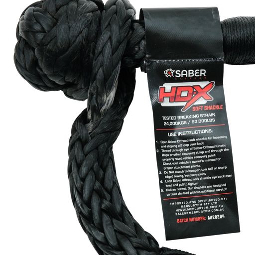 Cast Steel Rope Friendly Recovery Hitch & 24K HDX Shackle