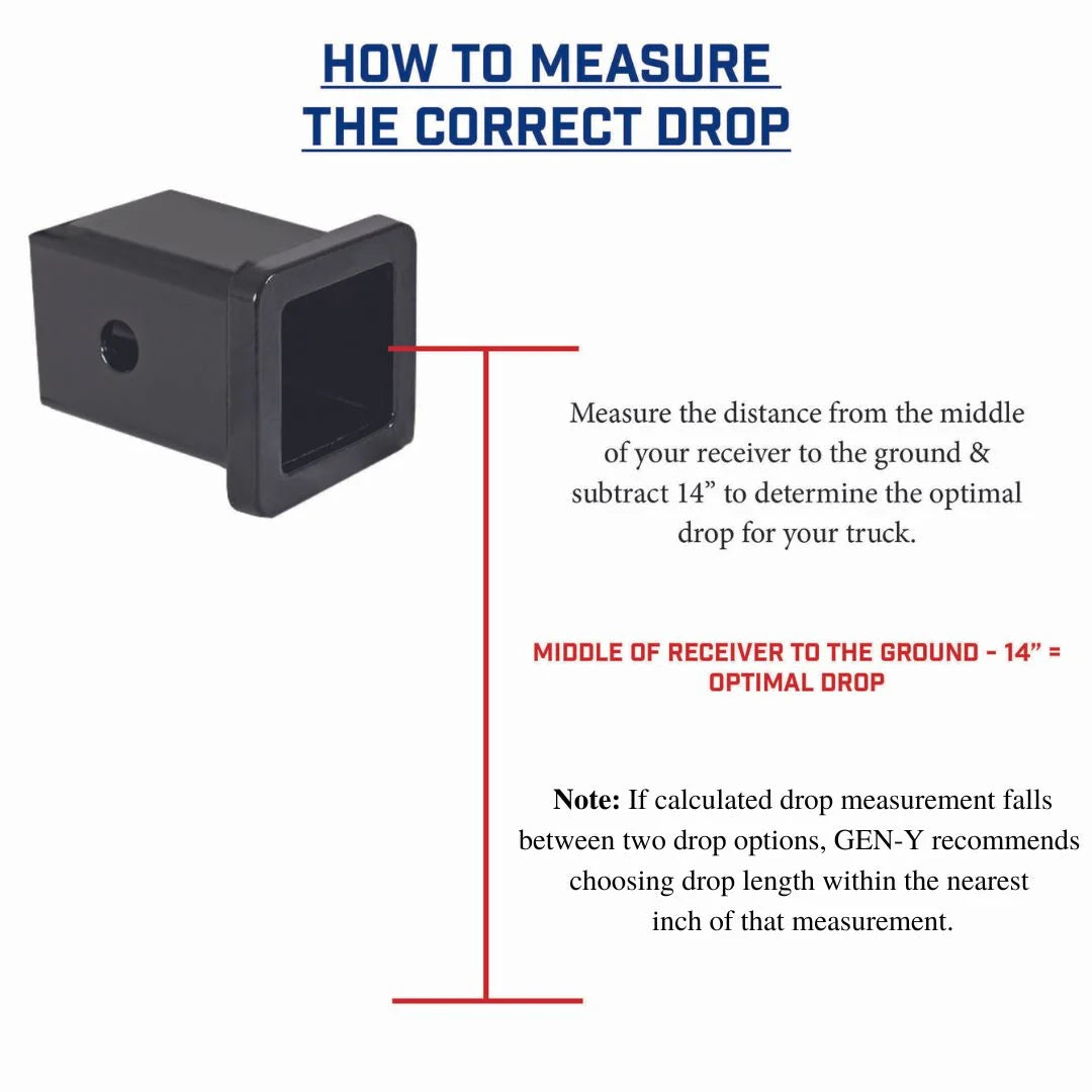Gen-Y Hitch Mega-DutyY 16K Drop Hitch (2" Shank)