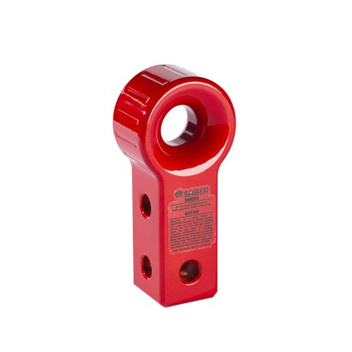 7075 Aluminium Rope Friendly Recovery Hitch - Red Prismatic