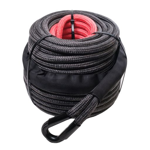 9500KG - 10mm SaberPro® Black Double Braided Winch Rope - 30M