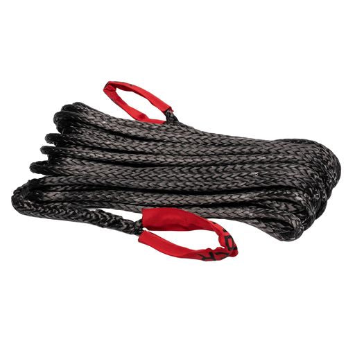 9,500KG Black SaberPro 20M Winch Extension Rope w/Red Sheath Eyes - 20M