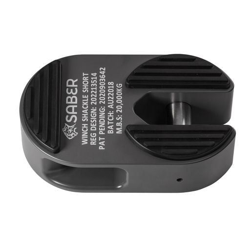 7075 Alloy Winch Shackle Short - Cerakote Grey