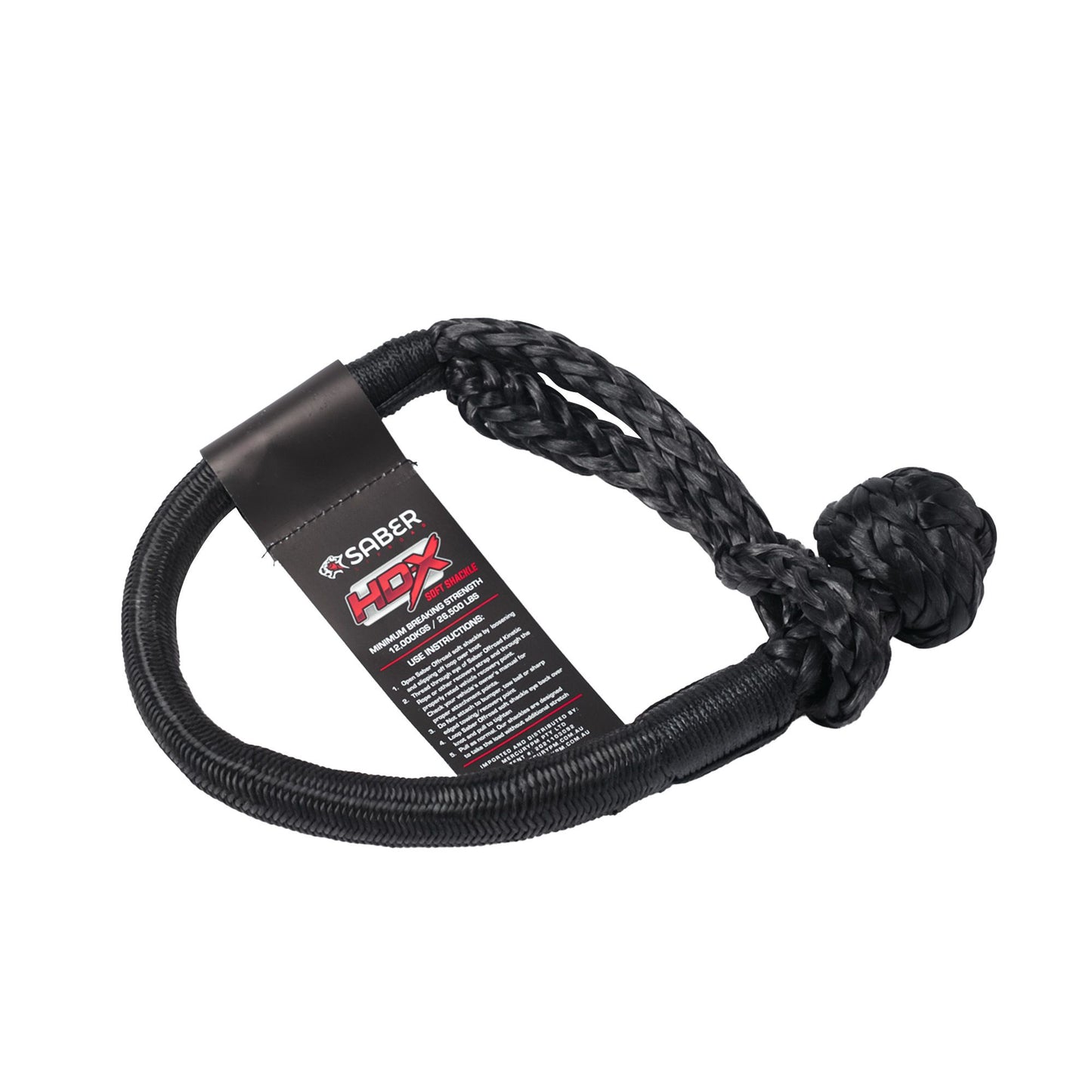 12,000KG HDX Technora Bound Soft Shackle