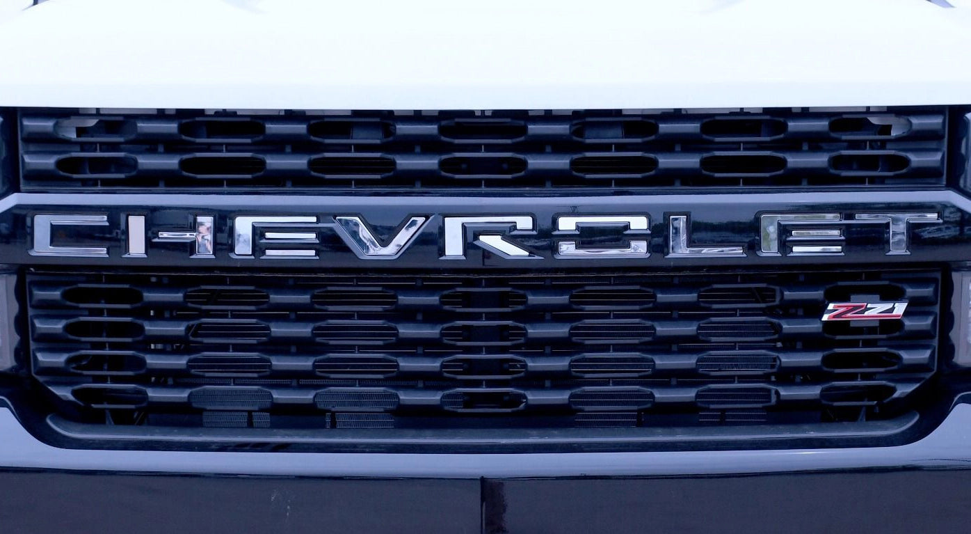 Putco 55552GM Chevrolet Grille Lettering Kits-Stainless Steel (Silverado 1500 2020-2023)