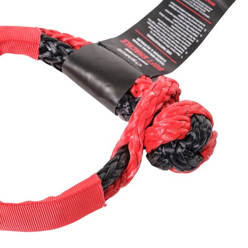 9,000KG SaberPro Soft Shackle with Sheath - Red & Black