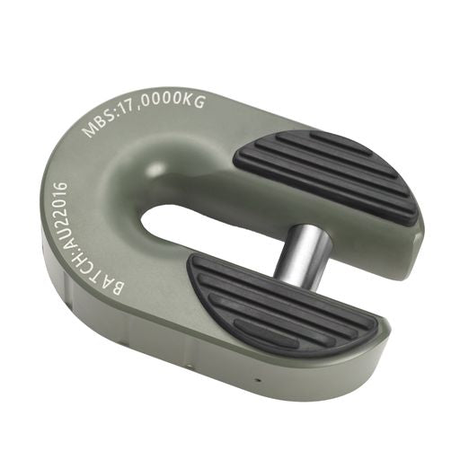 7075 Alloy Winch Shackle - Cerakote Jungle Green