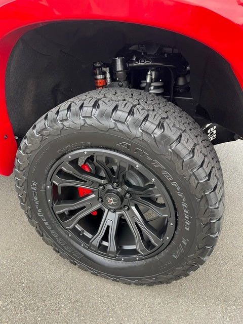 2022 Chevy 1500 Black Widow by SCA Performance in Fire Red (STOCK# TT 0611)