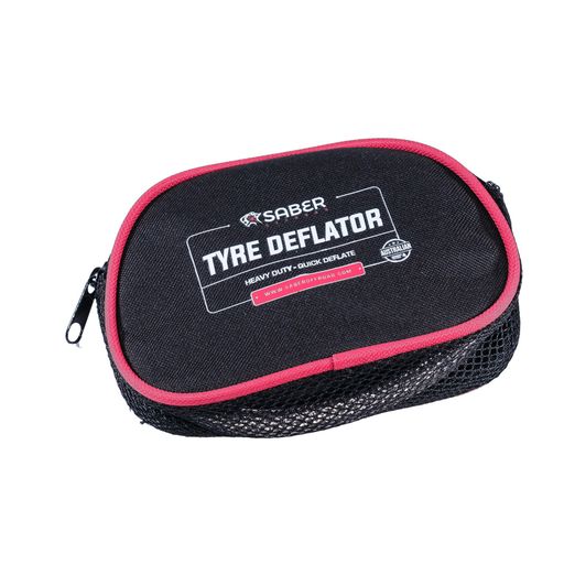 Quick Deflate Tyre Deflator with Glow in the Dark Face & Stainless Steele Braided Hose