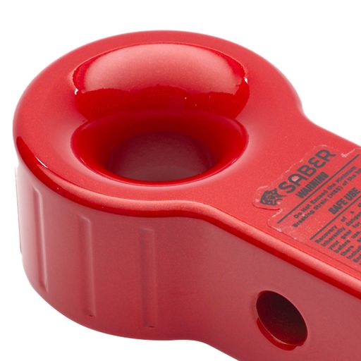 7075 Aluminium Rope Friendly Recovery Hitch - Red Prismatic