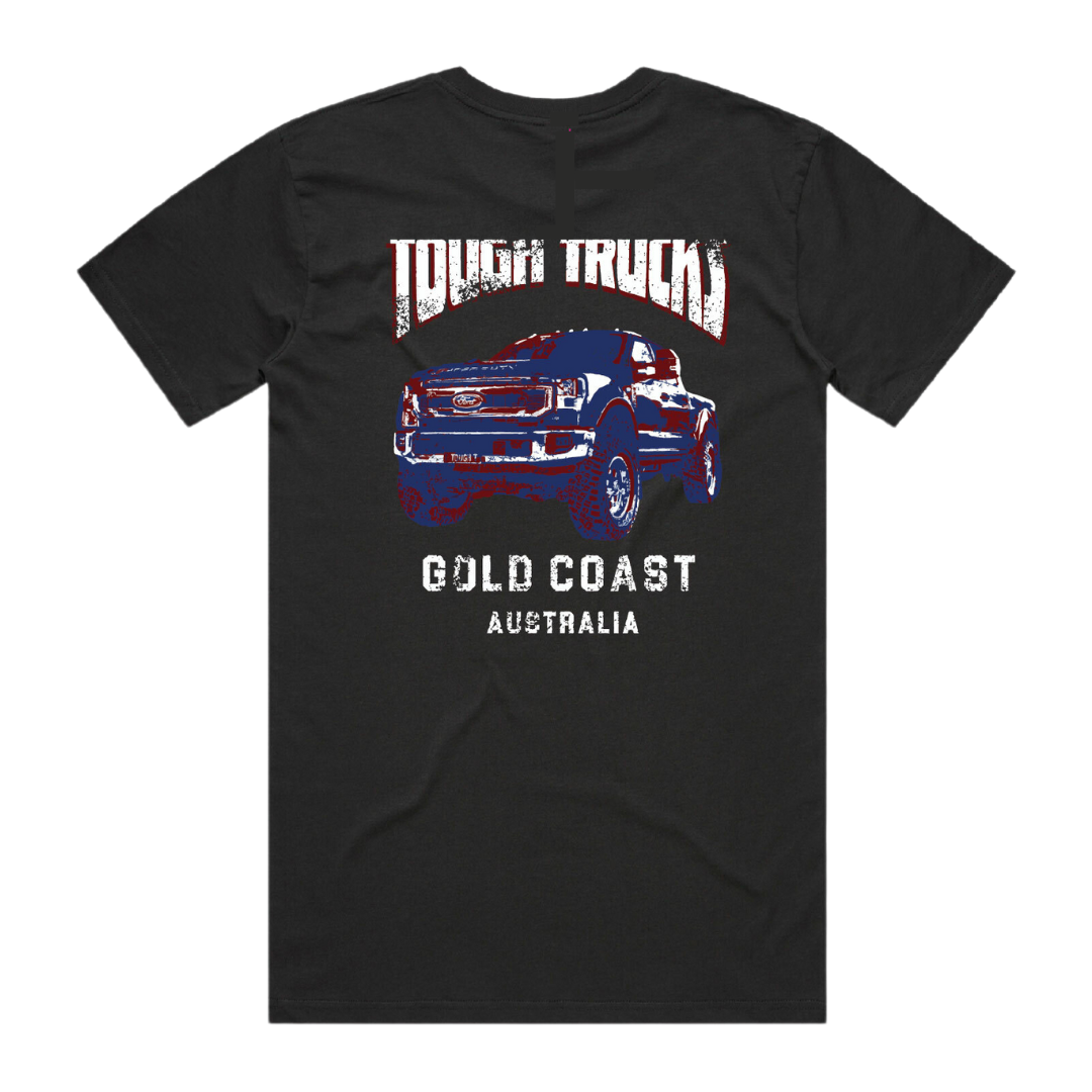Tough Trucks Style Print T-Shirt - Coal