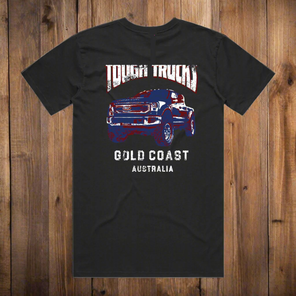 Tough Trucks Style Print T-Shirt - Coal