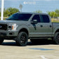 Fuel D596 Sledge Matte Blacks w/Gloss Black Lip 20x9, 8x180, +24 (Chev 2500)