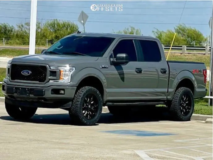 Fuel D596 Sledge Matte Blacks w/Gloss Black Lip 20x9, 8x180, +24 (Chev 2500)