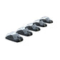 Recon Lighting 5-Piece LED Cab Roof Light Kit with Clear Lens & Amber LEDs (Ford Super Duty 17-23) Suits trucks WITHOUT factory cab roof lights)