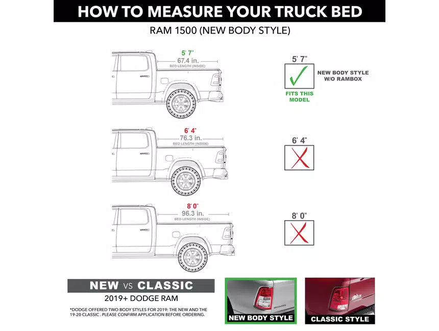 BakFlip MX4 Tonneau Covers (Ram 1500 DT 2019-2023) 448227