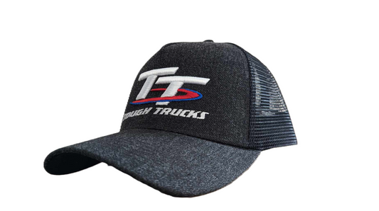 Tough Trucks 3D Logo Trucker Hat - Grey