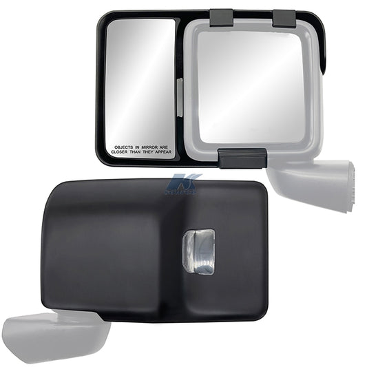 Snap & Zap Towing Mirrors 80750 (JEEP Wrangler JL Models (2018)/ Wrangler (19 & up), Gladiator (20-& up))