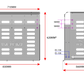 Clearview Adjustable Fridge Cage (CAGE-01)