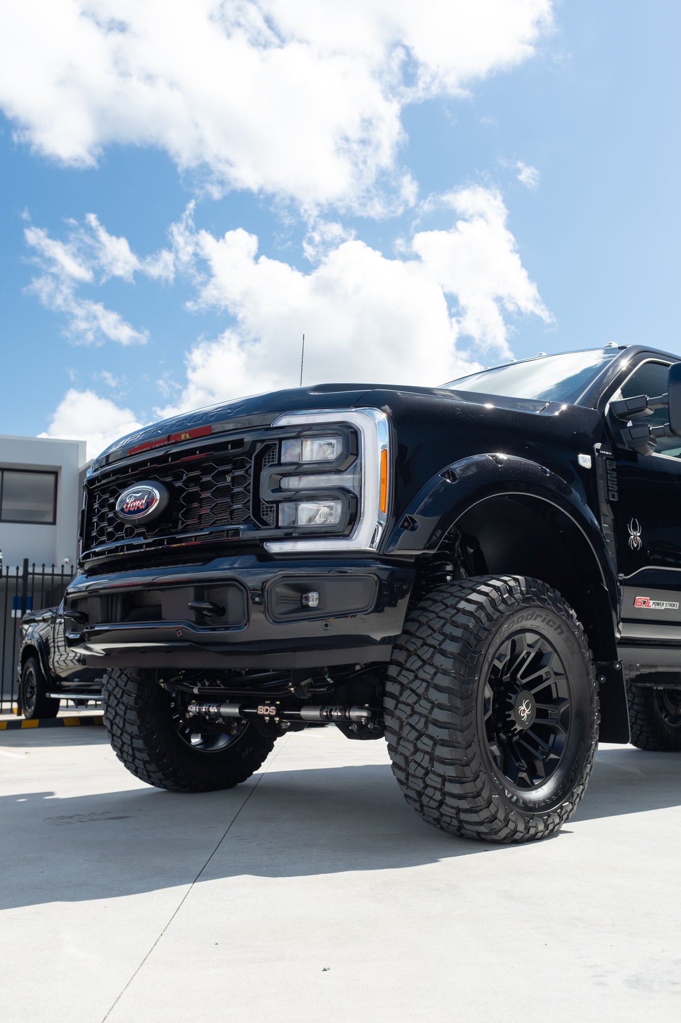 NEW 2023 F250 LARIAT 'BLACK WIDOW' by SCA PERFORMANCE - &nbsp;AGATE BLACK (STOCK #5054).