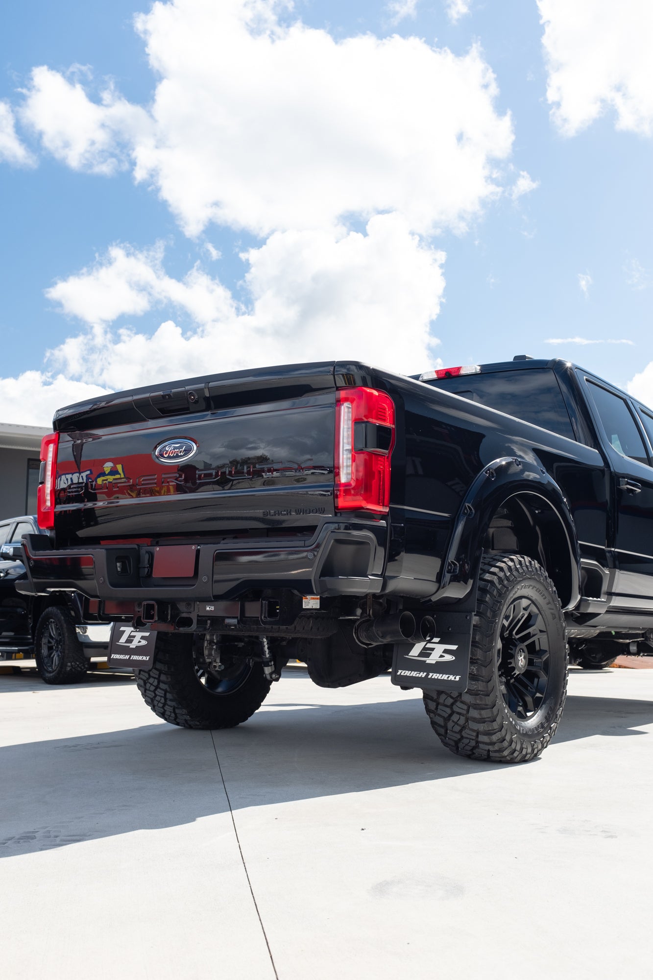 NEW 2023 F250 LARIAT 'BLACK WIDOW' by SCA PERFORMANCE - &nbsp;AGATE BLACK (STOCK #5054).