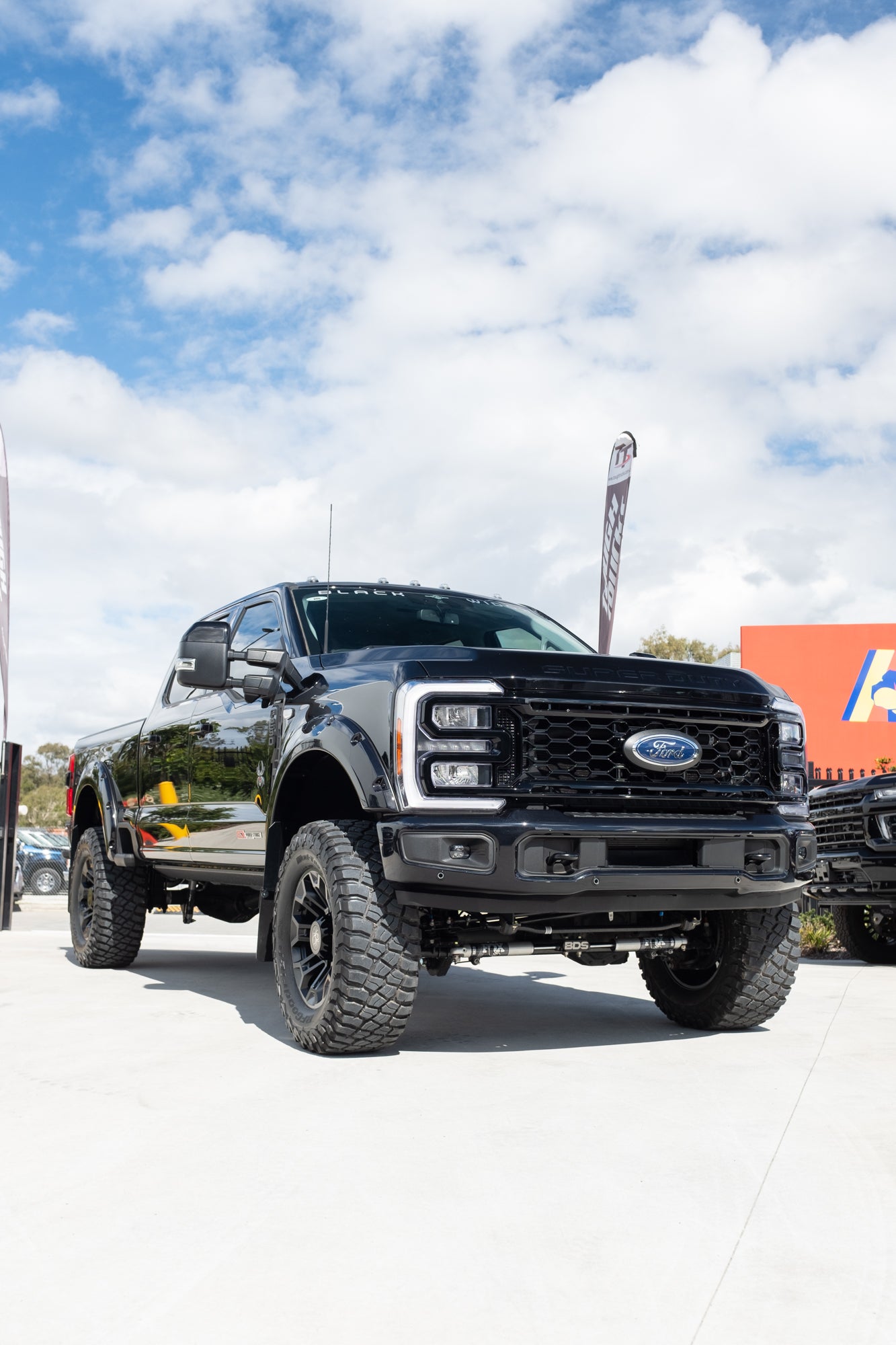 NEW 2023 F250 LARIAT 'BLACK WIDOW' by SCA PERFORMANCE - &nbsp;AGATE BLACK (STOCK #5054).