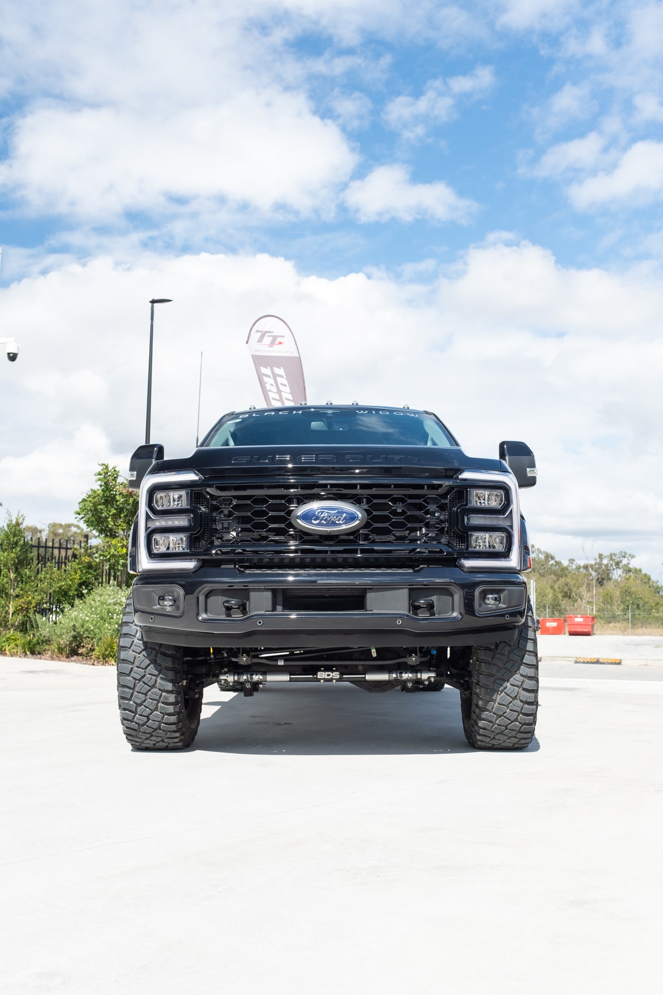 NEW 2023 F250 LARIAT 'BLACK WIDOW' by SCA PERFORMANCE - &nbsp;AGATE BLACK (STOCK #5054).