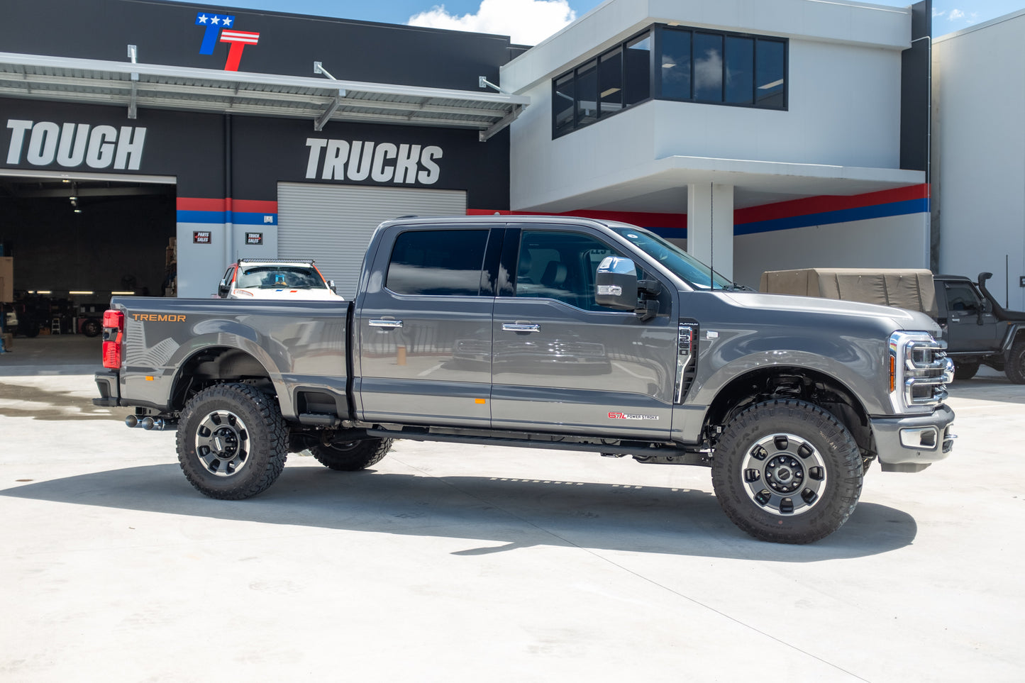 NEW 2023 F250 PLATINUM TREMOR - CARBONISED GREY (SN# 5048)
