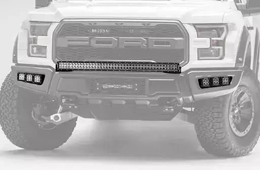 ZROADZ Front Bumper Top LED KIT with 1x 30 Inch LED Curved Double Row Light Bar (2020-2022 Ford Super Duty)