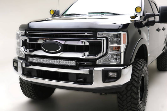 ZROADZ Front Bumper Top LED KIT with 1x 30 Inch LED Curved Double Row Light Bar (2020-2022 Ford Super Duty)