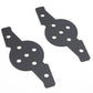 Zroadz Adapter Plate to mount four 3 Inch LED Pod Lights to Hood Hinge Bracket (Universal) Z360002