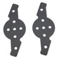 Zroadz Adapter Plate to mount four 3 Inch LED Pod Lights to Hood Hinge Bracket (Universal) Z360002