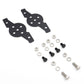 Zroadz Adapter Plate to mount four 3 Inch LED Pod Lights to Hood Hinge Bracket (Universal) Z360002