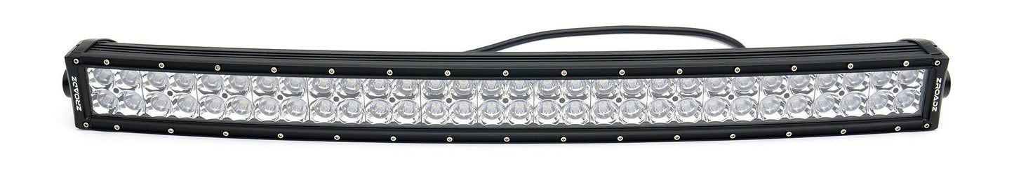 ZROADZ Front Bumper Top LED KIT with 1x 30 Inch LED Curved Double Row Light Bar (2020-2022 Ford Super Duty)