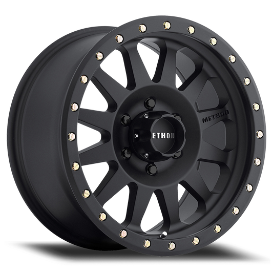 MR304 Double Standard 15x10 5x114.3 -50  MATTE BLACK