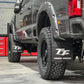 Tough Trucks Kickback Style Mud Flaps Rear Pair (F250/F350 2017-2022)