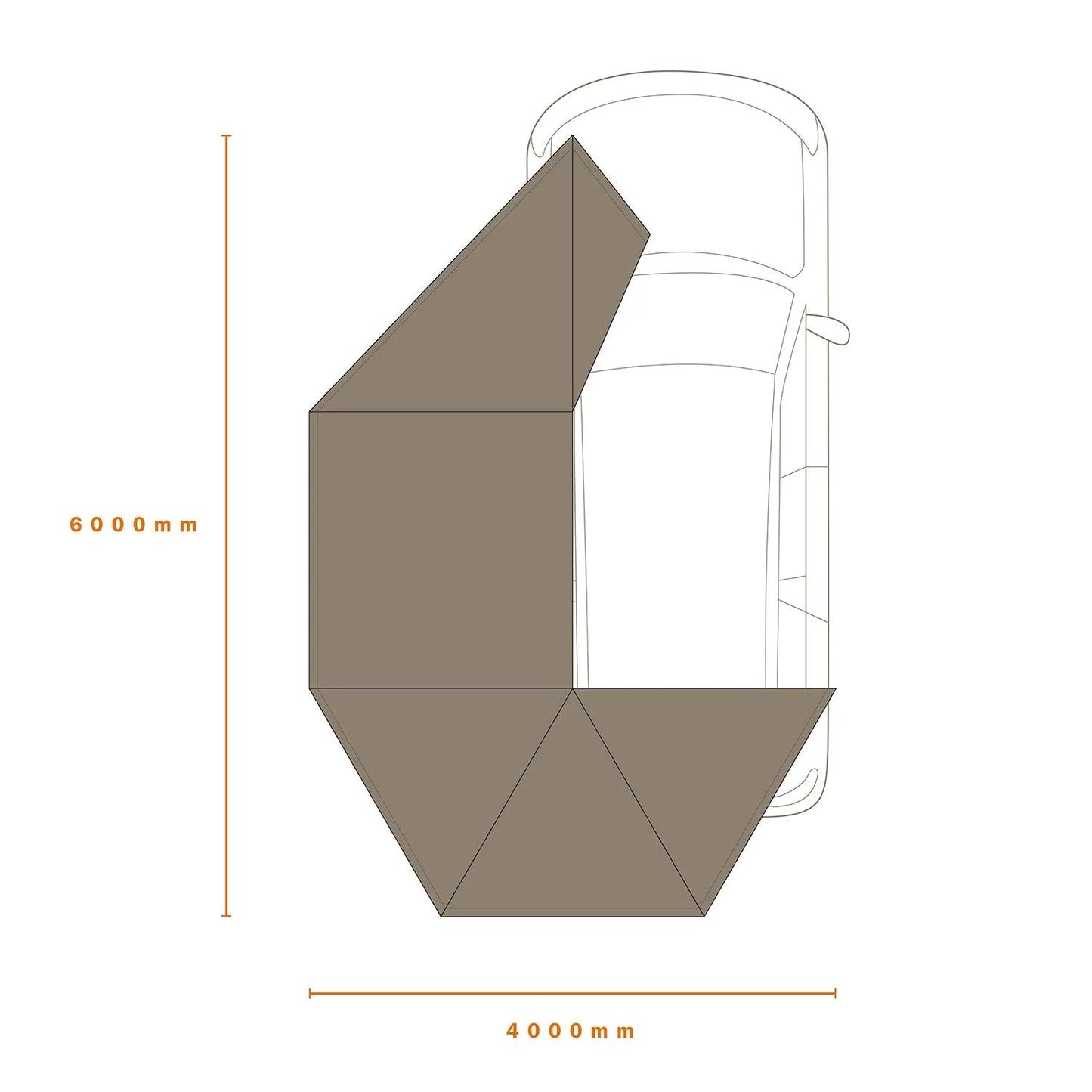 Darche Eclipse 270 Awning G2 Left (T050801743)